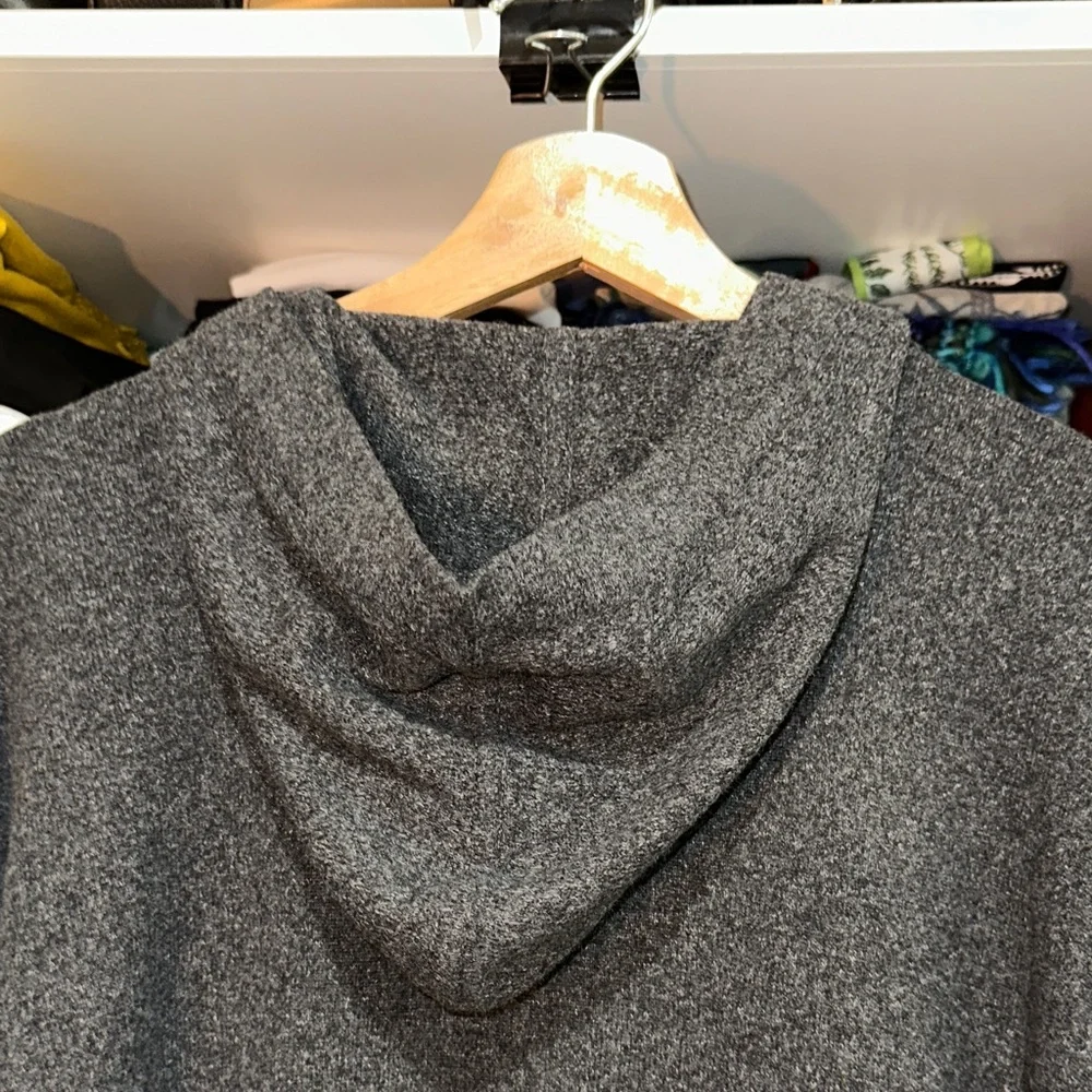 Nordstrom Halogen Charcoal Gray Full-Zip Knit lightweight Jacket - Picture 11 of 15